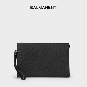 男士鸵鸟皮手拿包B80428